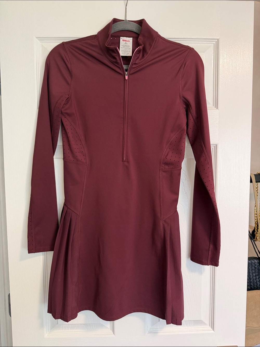 Wilson Maroon Athletic Dress Tennis/Golf